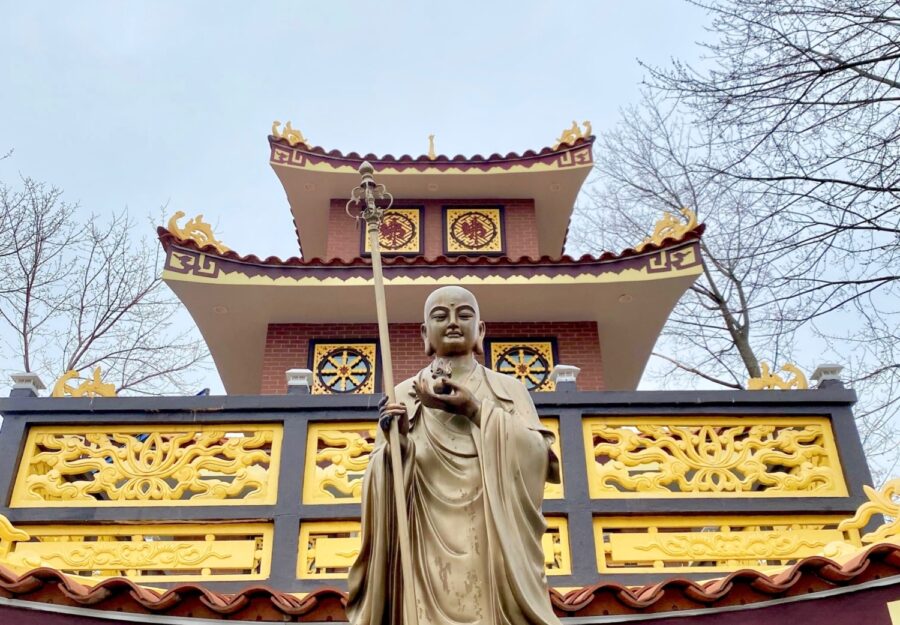 Entrance to a Buddhist temple