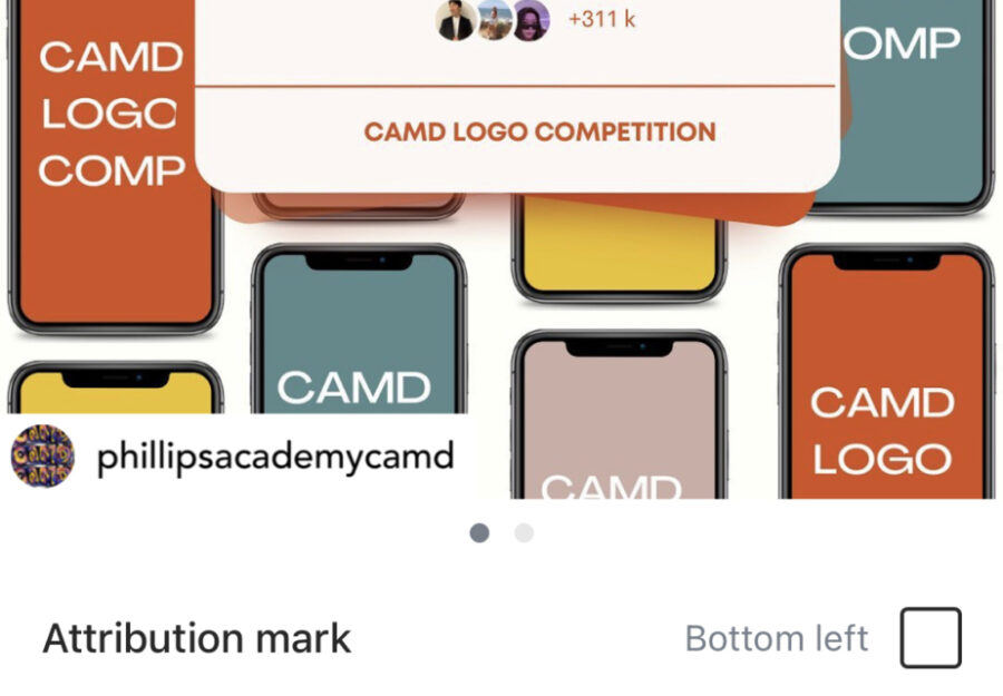 colorful photo of smart phones with words "CAMD logo comp" and an Amazon gift card